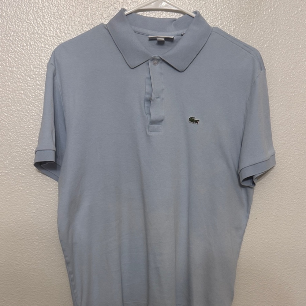 Lacoste Men's Light Blue Polo Shirt
